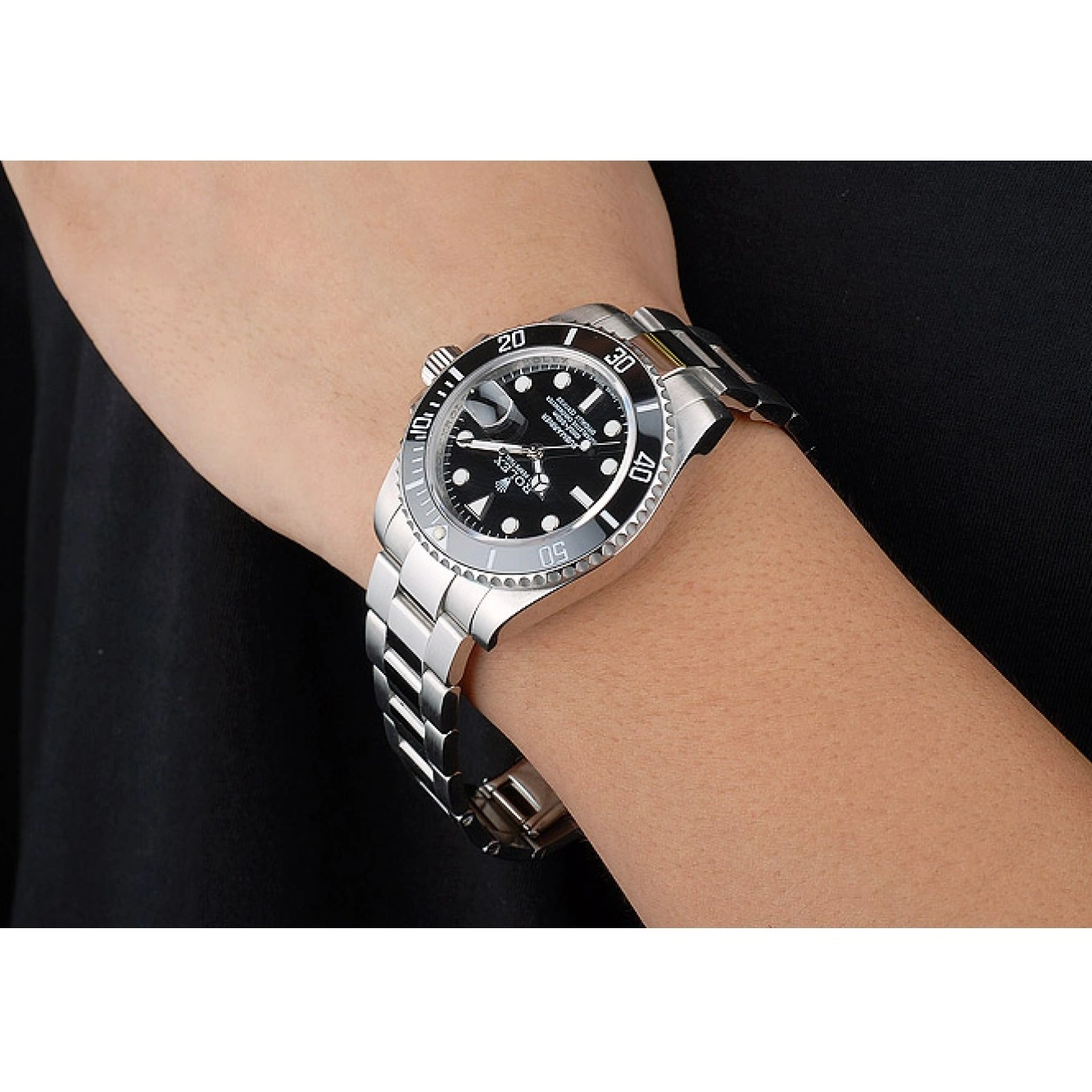 Rolex copies cheap Rolex Ceramic 98235 Bezel Black Black Dial Submariner 0717